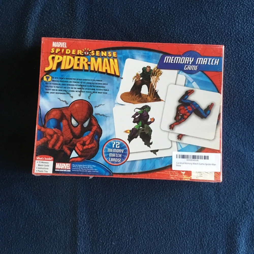 Marvel Spider-Man Memory Match Game - Picture 2 of 2